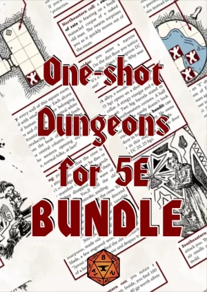 One-shot Dungeons for 5E Bundle